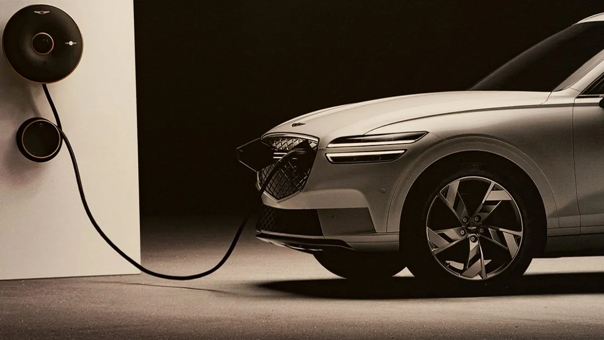 car plugged in