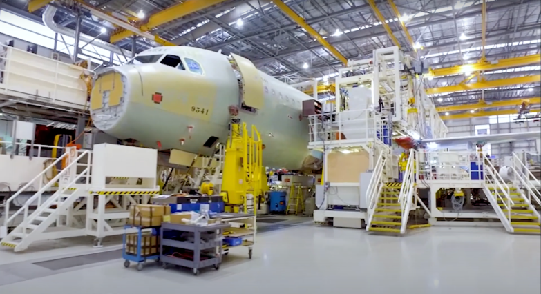 airbus under construction